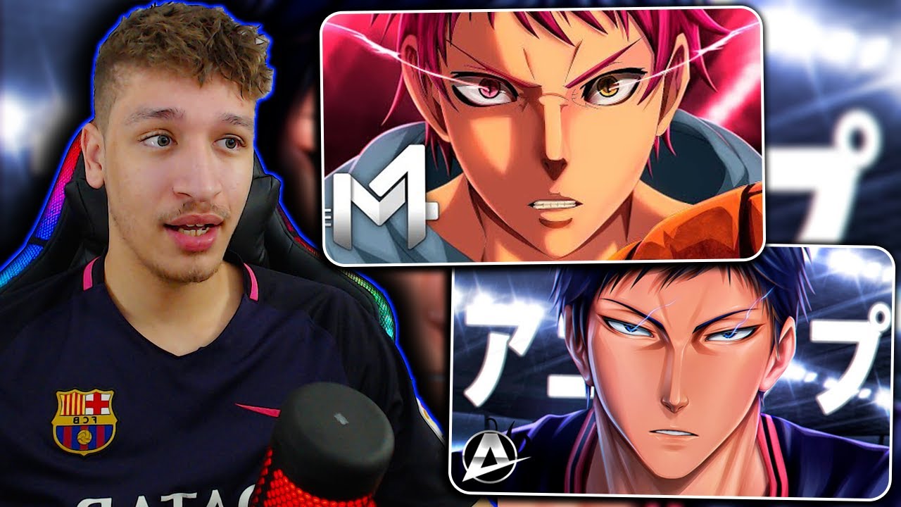 (2 EM 1) REAGINDO A Aomine | Pantera Indomável | AniRap & Akashi - Zu Ga Takai Zo | M4rkim