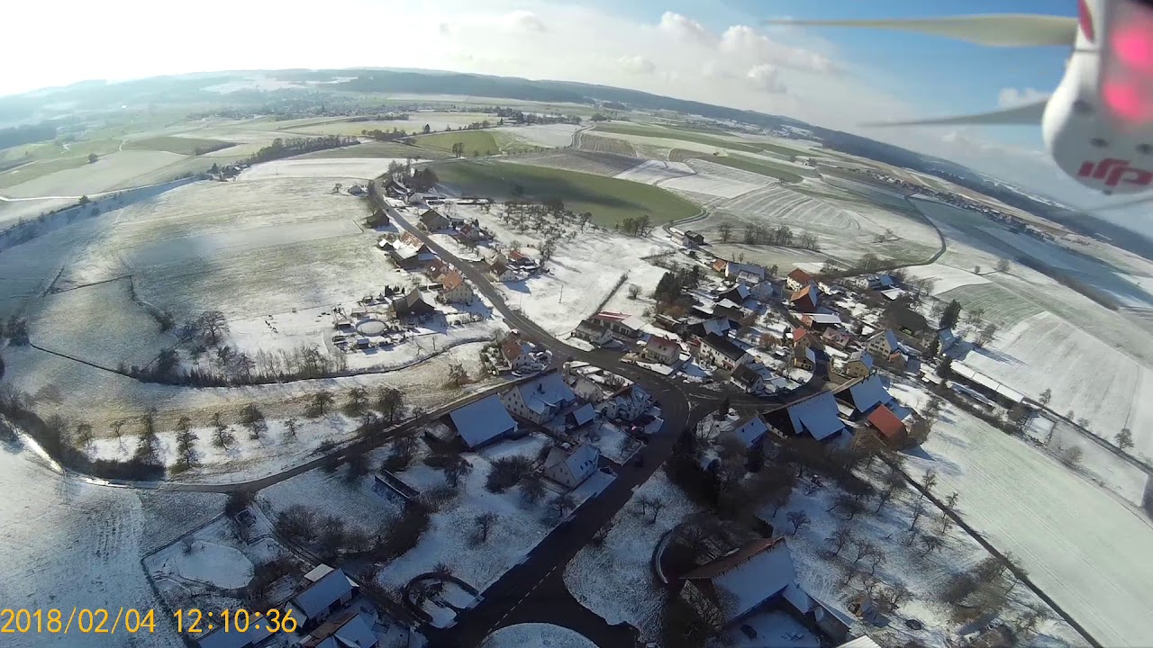 kurzer winterflug