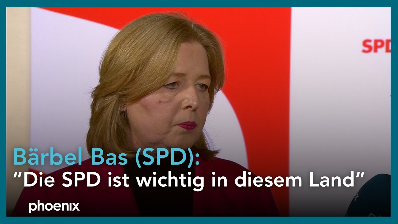Arbeitsministerin B&auml;rbel Bas (SPD) zum Ergebnis der Landtagswahl in Rheinland-Pfalz | 22.03.26