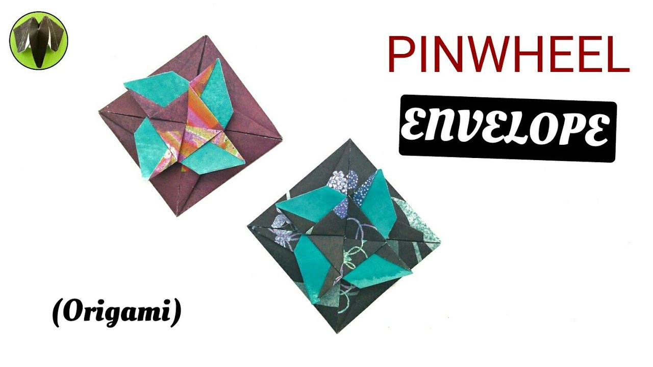 Pinwheel Envelope | Invitation - DIY Origami tutorial - 916