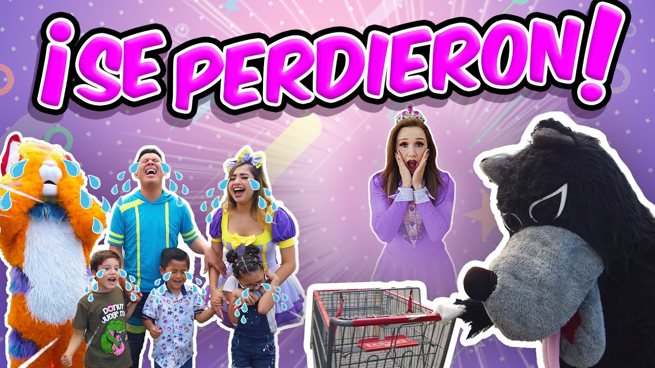 TODOS se PERDIERON !!! | A la tienda para hacer el mandado, ¡CUIDADO! No se pierdan | niños perdidos