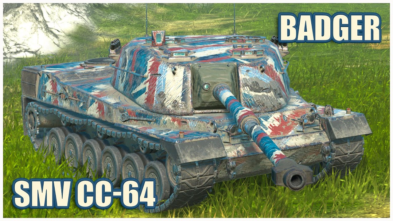 SMV CC-64 & FV217 Badger &bull; WoT Blitz Gameplay