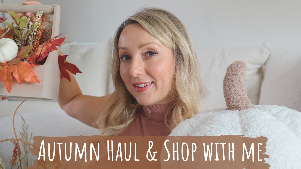Huge Autumn Home Decor Haul & Shop With Me - Fall Decor, Home Bargains, B&M, The Range, Matalan