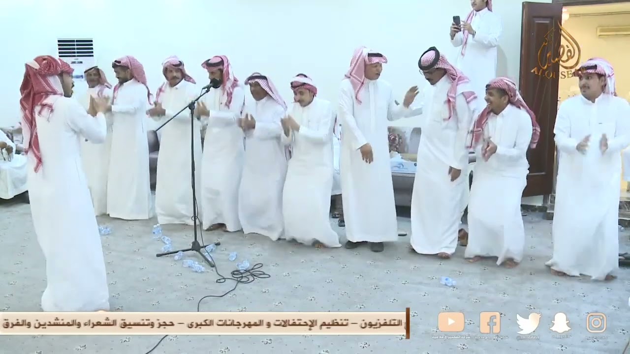 محاورة رباعية بين الشعراء : لافي الحساني وثابت السلمي ومحمد القويماني وعايض الحبابي 
