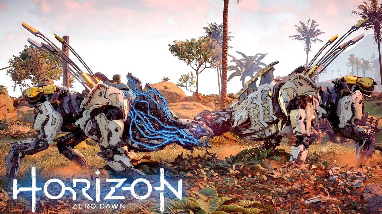 HORIZON ZERO DAWN NPC Wars 3  (Sawtooth vs Bellowbacks)