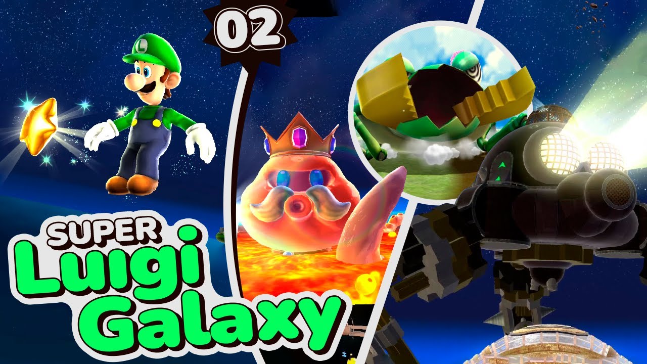 Los 3 primeros jefes - 02 - Super Luigi Galaxy (Wii)