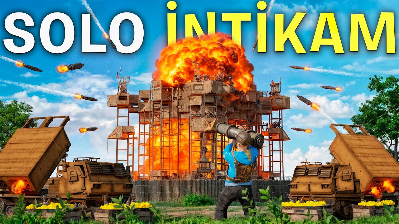 5.000 SAAT RUST HAYATIMDAKİ EN İYİ İNTİKAM HİKAYEM ! (MLRS ROKETLERİ ile RAİDLER) Rust&nbsp;T&uuml;rk&ccedil;e&nbsp;Solo