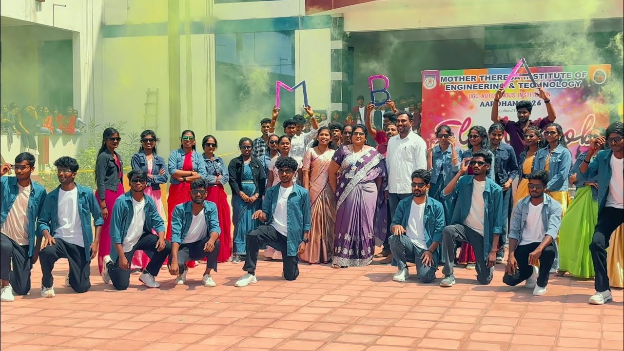 Flash Mob Dance By MBA students || Mother Theresa institutions of engineering and technology|| 2026