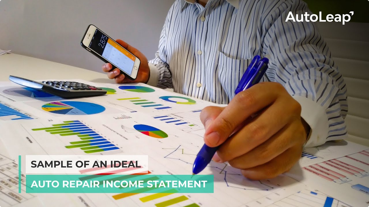 Sample of an Ideal Auto Repair Income Statement - Income Statement Format