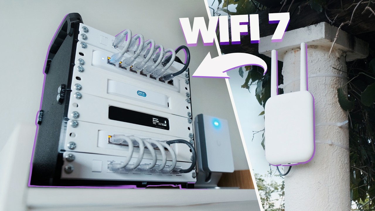 Instalando uma Rede WIFI 7 na CASA DO SÍTIO! | Mini Rack Ubiquiti