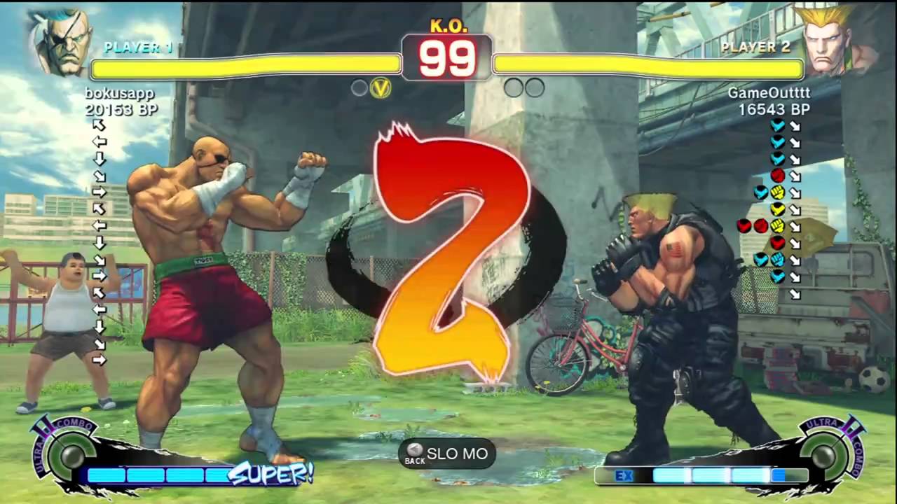 Bonchan [Sagat] vs GameOutttt [Guile] SSF4 Japanese Online Ranked Matches - TRUE-HD