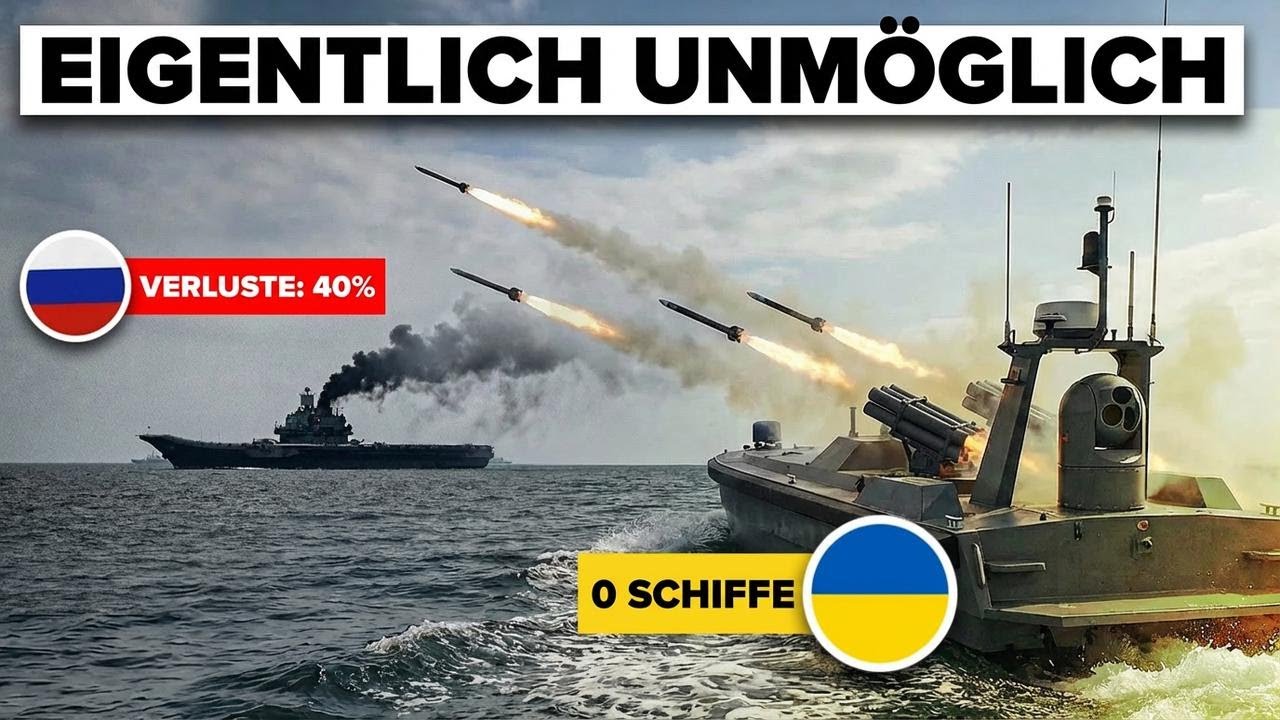 Wie die Ukraine Russlands Marine ohne ein einziges Schiff zerstörte