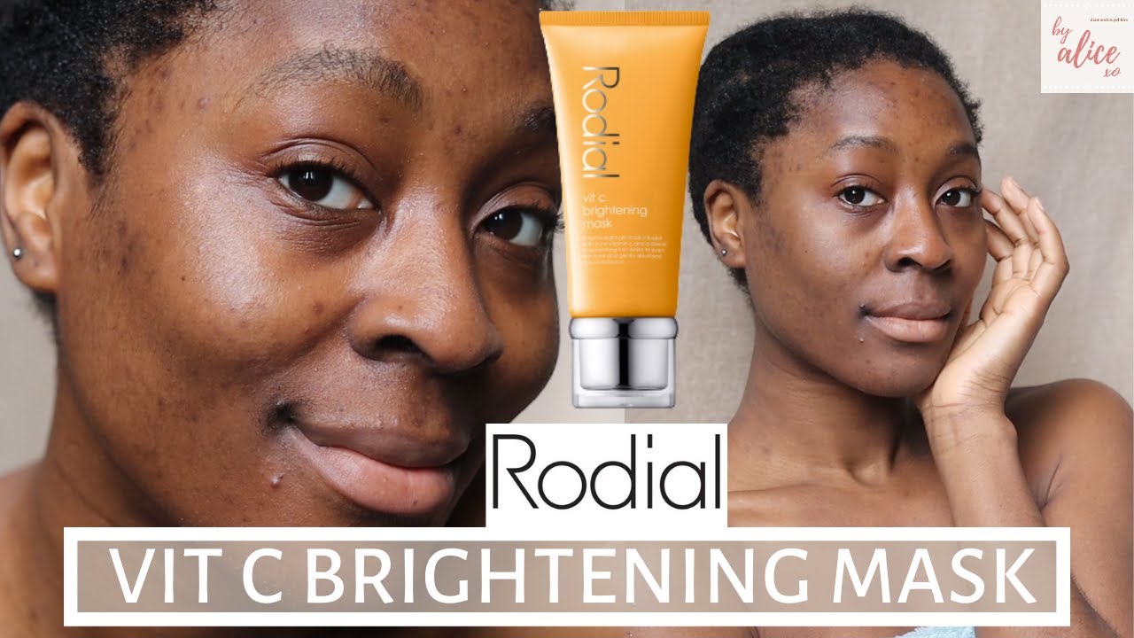 RODIAL VIT C BRIGHTENING MASK MINI FIRST IMPRESSIONS 🍊 | GLOWY SKIN IN A BOTTLE? | byalicexo