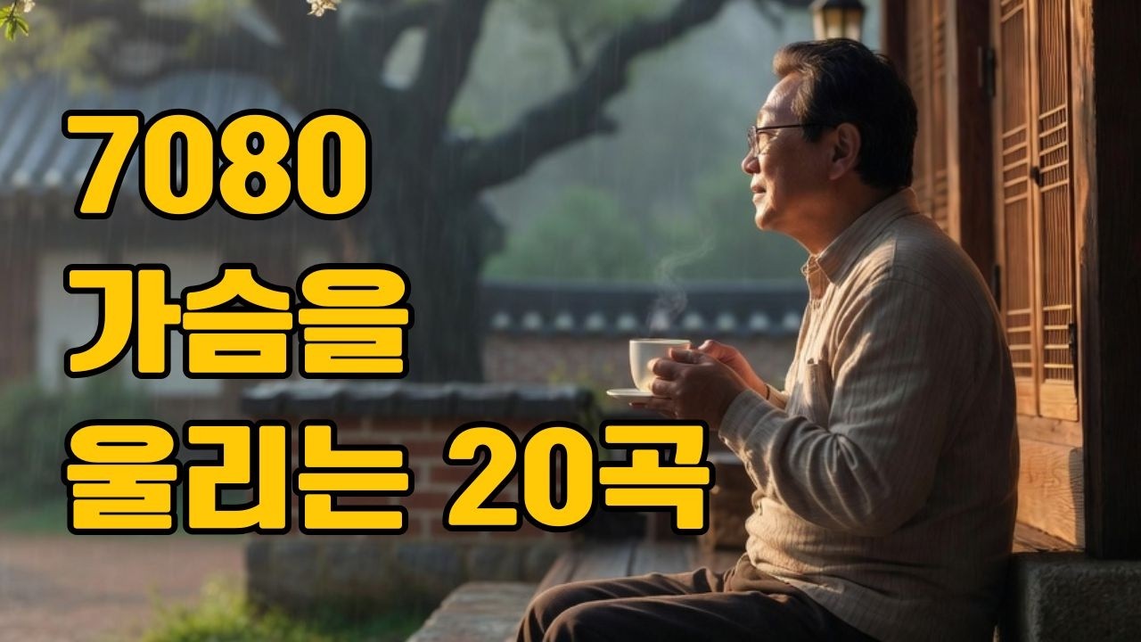 7080 가슴을 울리는 20곡 | 추억의 올드가요 메들리 | 7080노래모음 인기가요