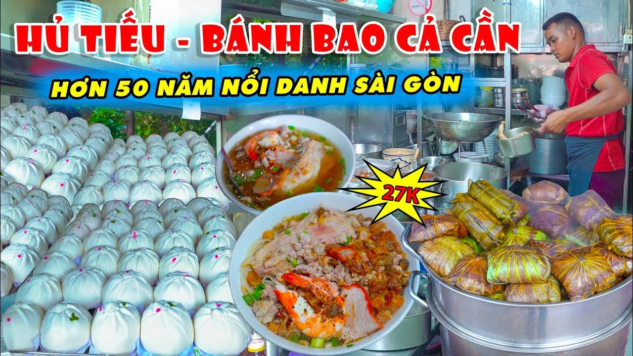 Tiệm Hủ Tiếu Bánh Bao Nổi Tiếng Lâu Đời Ở Sài Gòn Khách Lúc Nào Cũng Đông