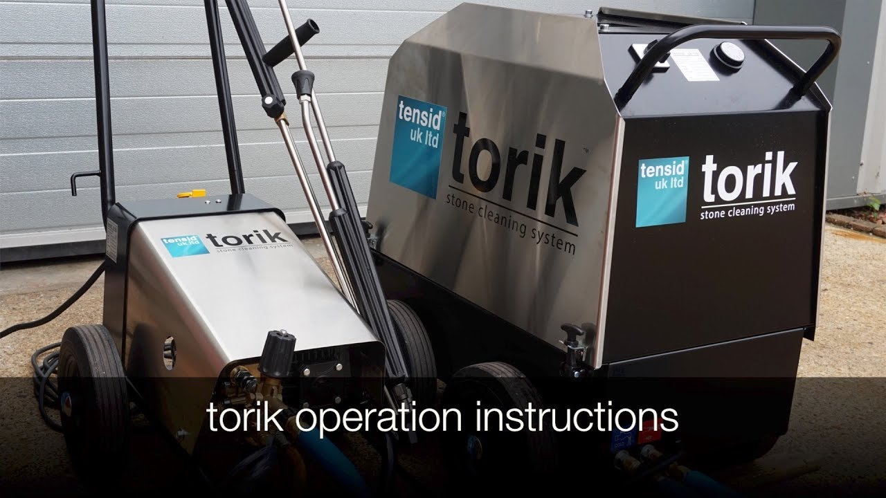 torik stone cleaning system - operation instructions