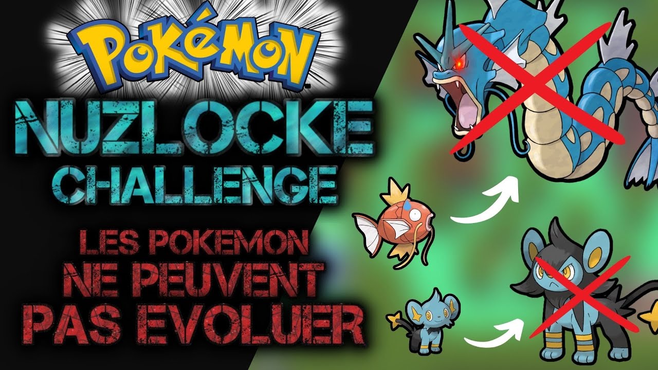 NUZLOCKE challenge MAIS les Pokémon N'ÉVOLUENT PAS ! Pokémon Platine