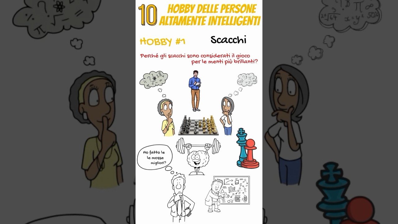 10 hobby delle persone altamente intelligenti #hobby #persone #intelligenza #motivazione