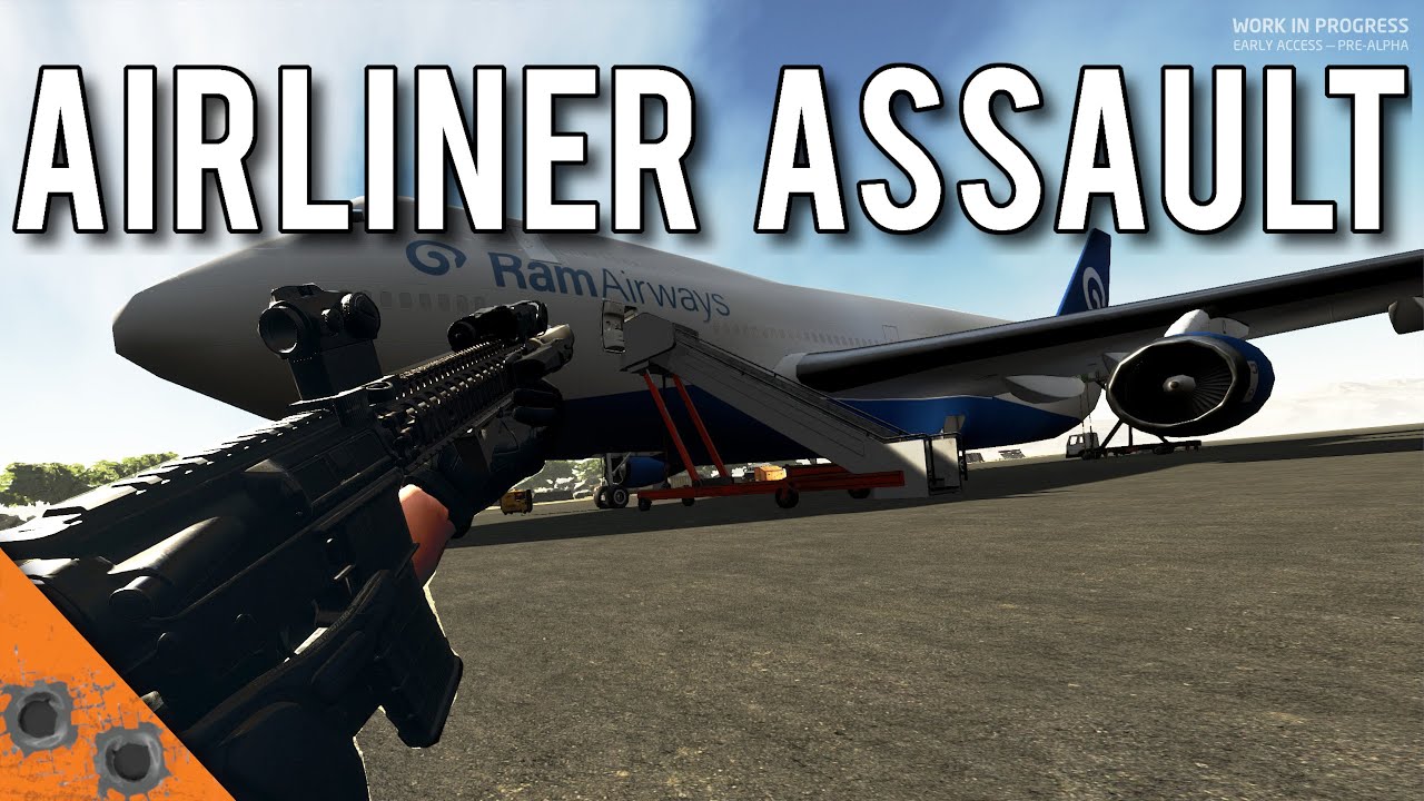 Assaulting An Airliner With CQB Tactics in Ground Branch