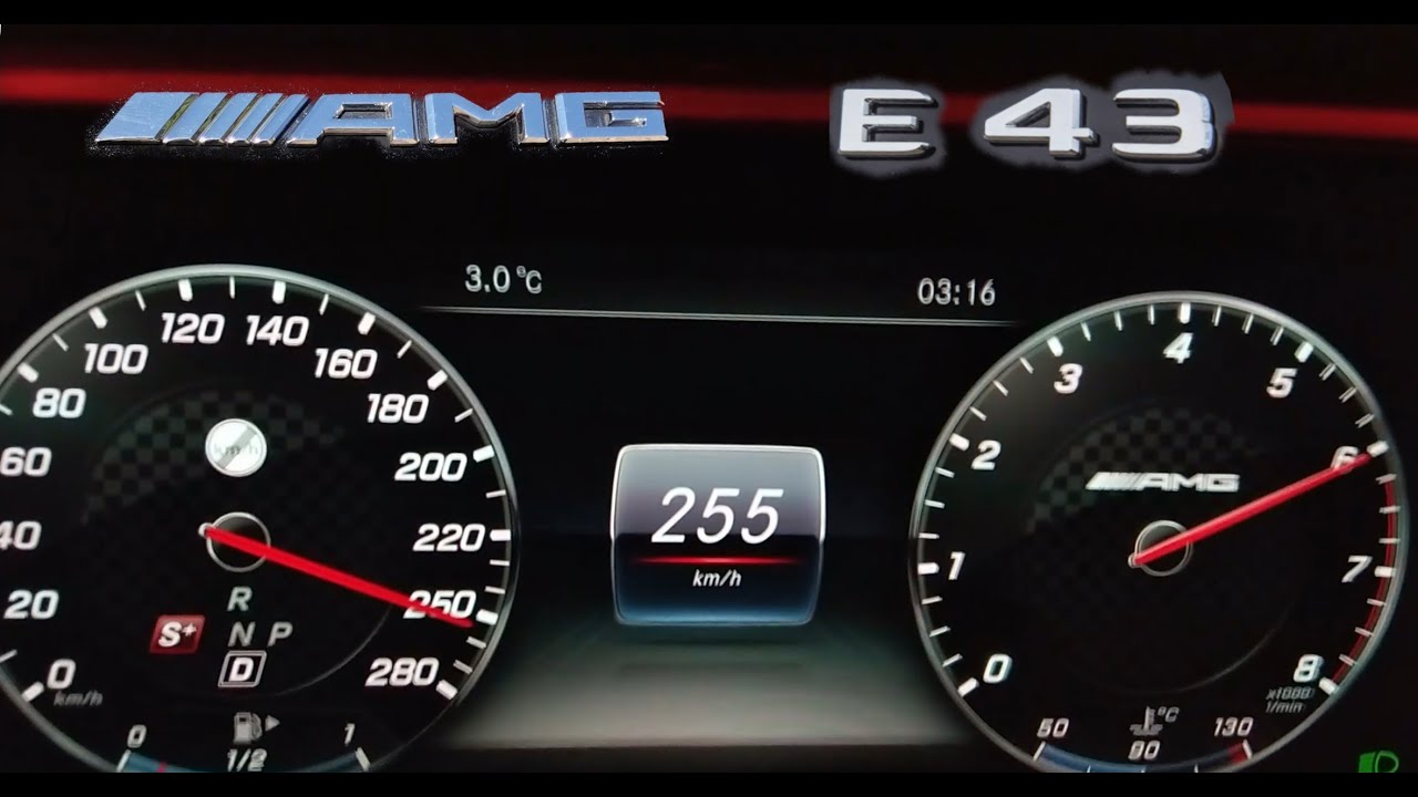 2018 Mercedes AMG E43 Beschleunigung und Fahrleistungen