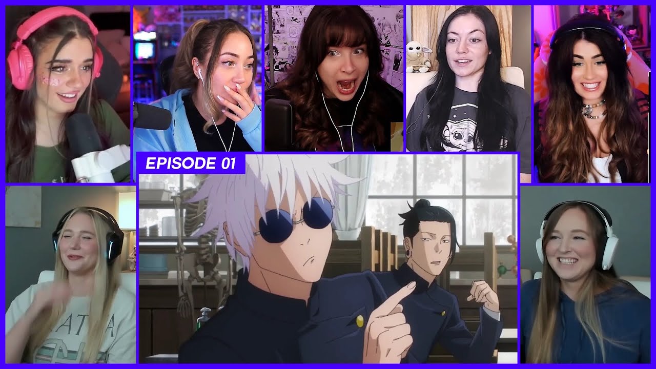 [GIRLS REACT] Gojo and Geto's Past | JJK S2 Ep 1 Girl Reaction Mashup