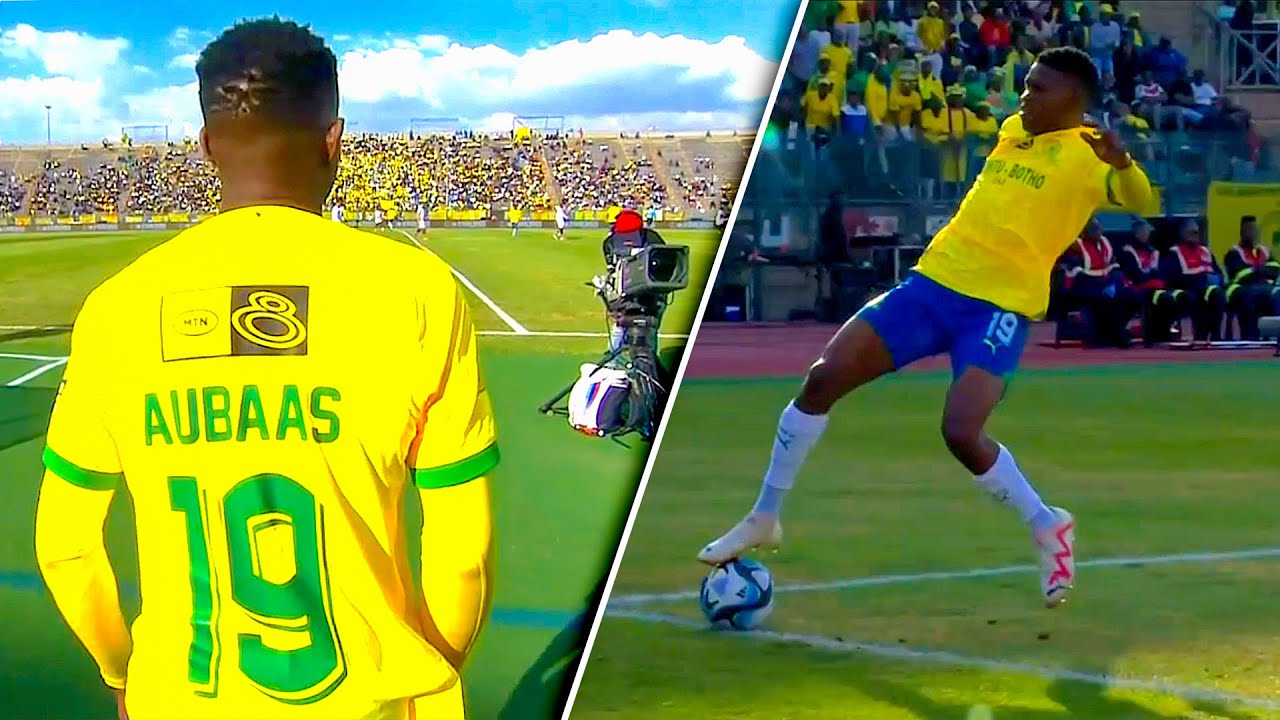 Bathusi Aubaas Makes His Mamelodi Sundowns DEBUT At Right-Back| Bathusi Aubaas Vs Swallows