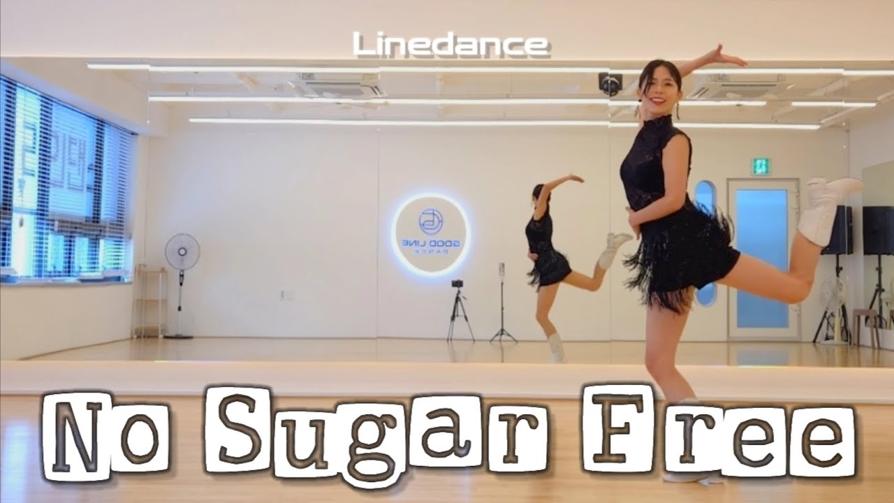 No Sugar Free Linedance | 노슈거프리 라인댄스| Phrased Low Advanced - Samba| Demo | 고급라인댄스 |  GOODLINE 이희선 💛