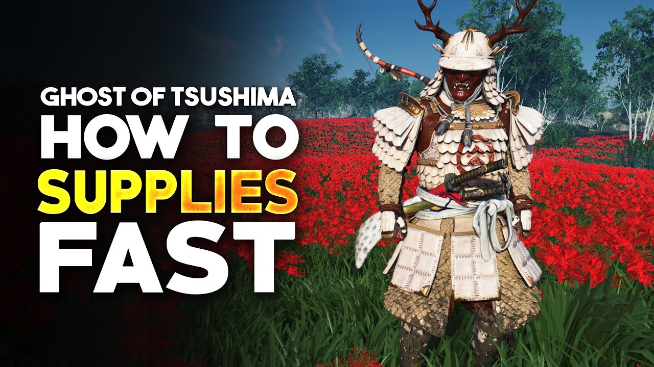 Ghost of Tsushima - How To Get Supplies Fast For Armor Upgrades!