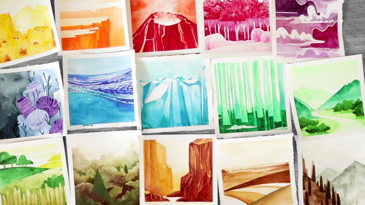 Painting With All The Colours!  · The Final Few Paintings in the Limited Palette Challenge