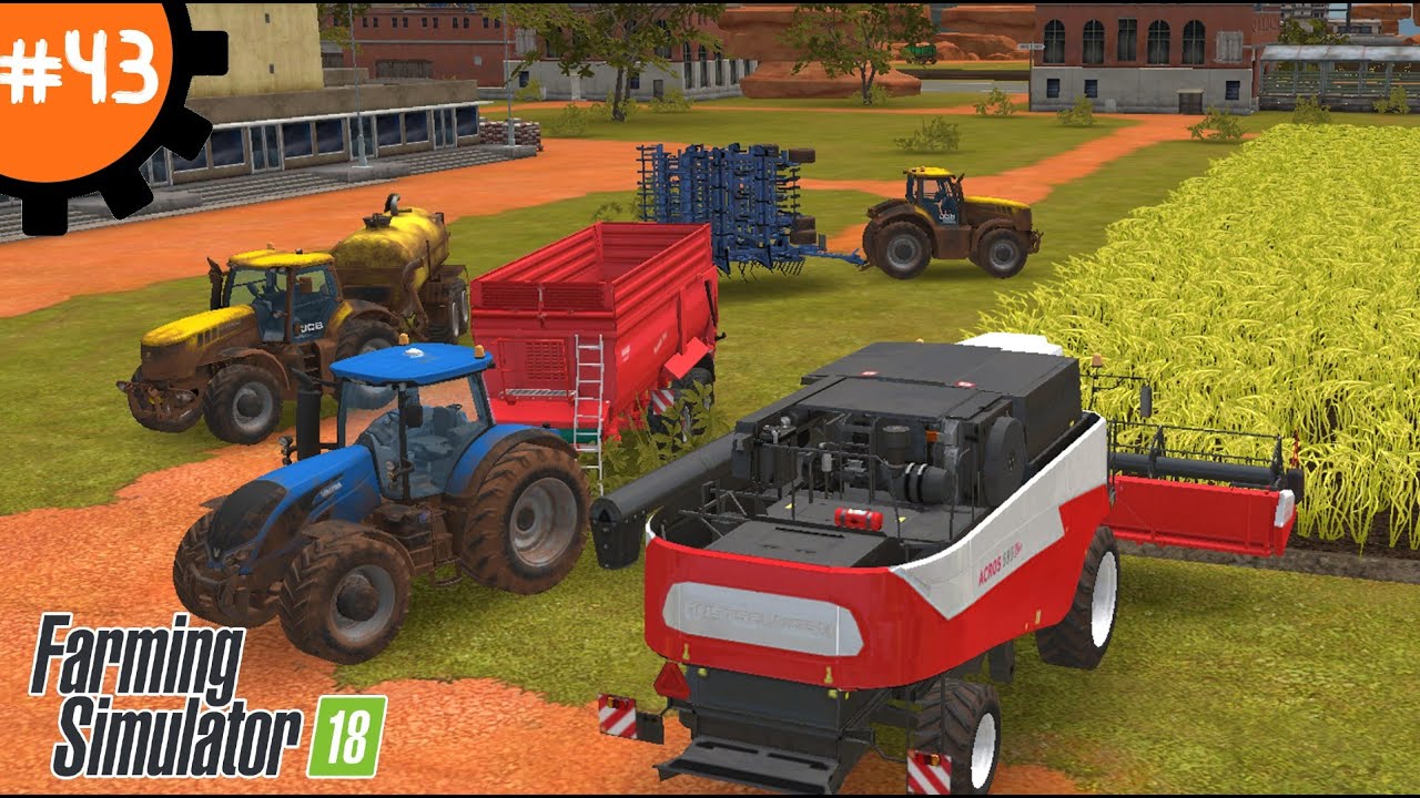 Фермерское обновление: Новое поле, новый комбайн и трактор в Farming Simulator 18 | Fs 18. #43