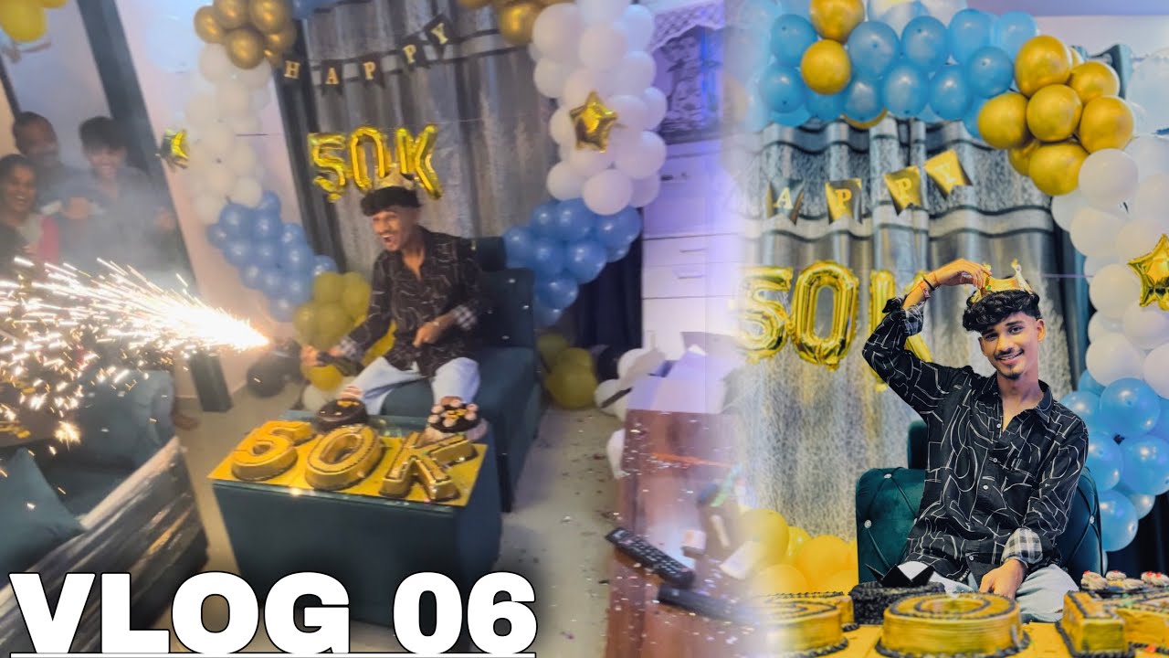 50k special surprise￼😮 || celebration 🎊 ￼|| Thank your so much all 🥰|| VLOG 06 