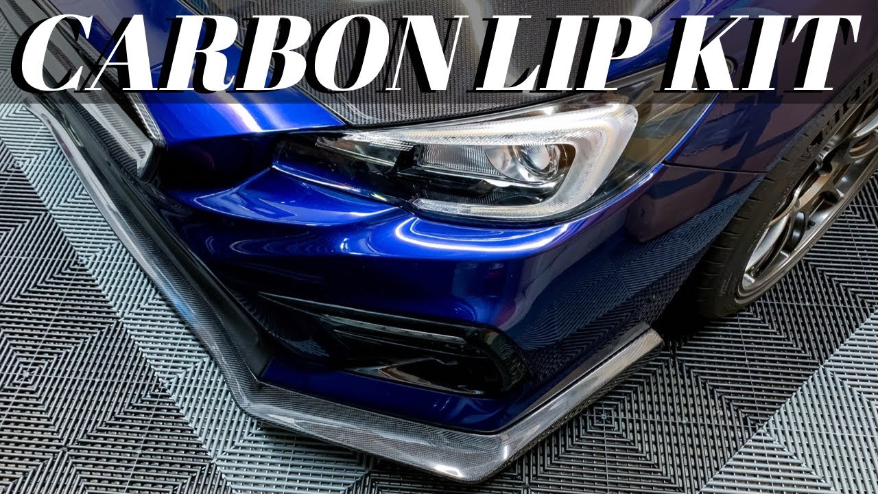 Installing A Carbon Fiber Front Lip And Side Skirts On My STI