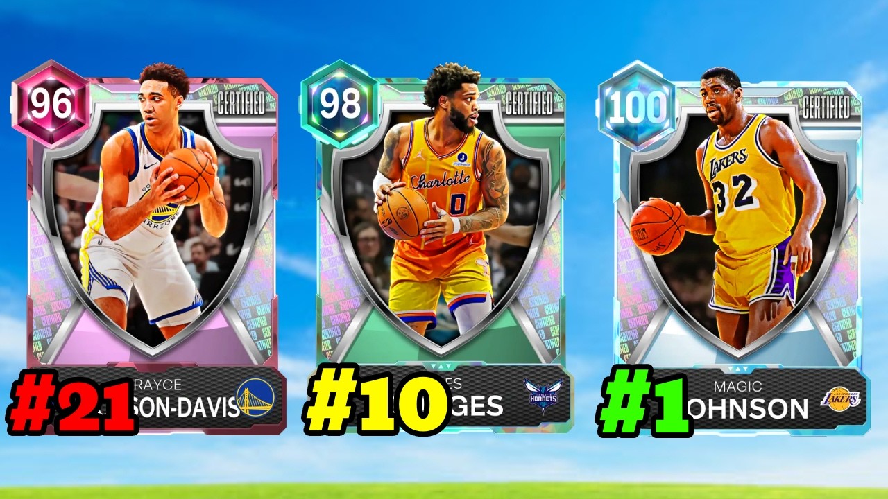 Рейтинг всех сертифицированных карт от худшей к лучшей в режиме MyTeam игры NBA 2K26!