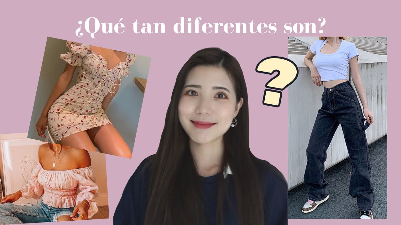 QUÉ TAN DIFERENTE SE VISTEN LAS COREANAS A LAS LATINAS?😱MODA COREANA vs LATINA