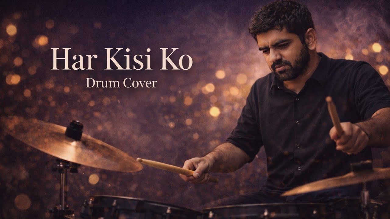 “Har Kisi Ko Nahi Milta… but this groove found its way to the drums 🥁✨”