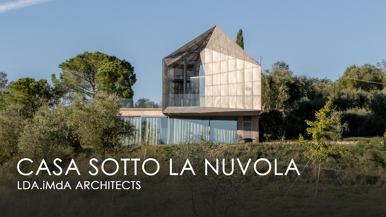 Casa sotto la nuvola: la forma che accoglie il paesaggio Toscano - LDA.iMdA architects