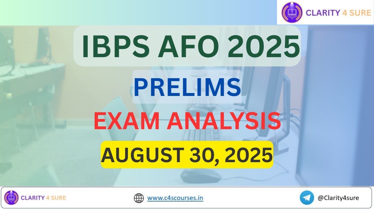 IBPS AFO Prelims 2025 First Reaction | Safe Score, Cutoff, Start Mains or Not? CLARITY Talks