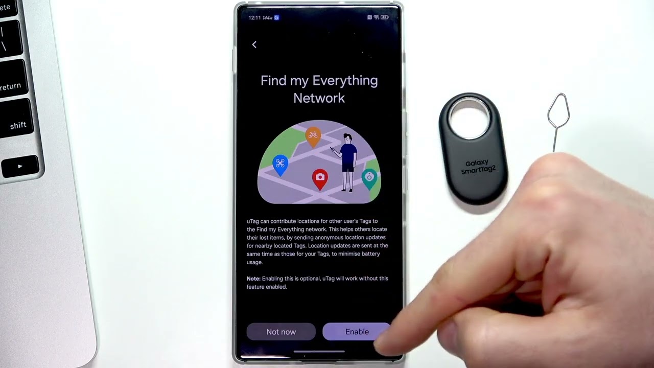 SAMSUNG Galaxy SmartTag 2 – How to connect to Android (no Galaxy device needed)