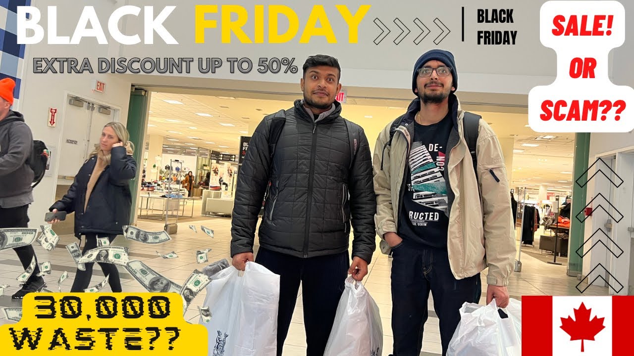 BLACK FRIDAY 2022 || Best Winter Jackets for Men || Winter Shopping in Canada || Canada Vlog | Vlogs