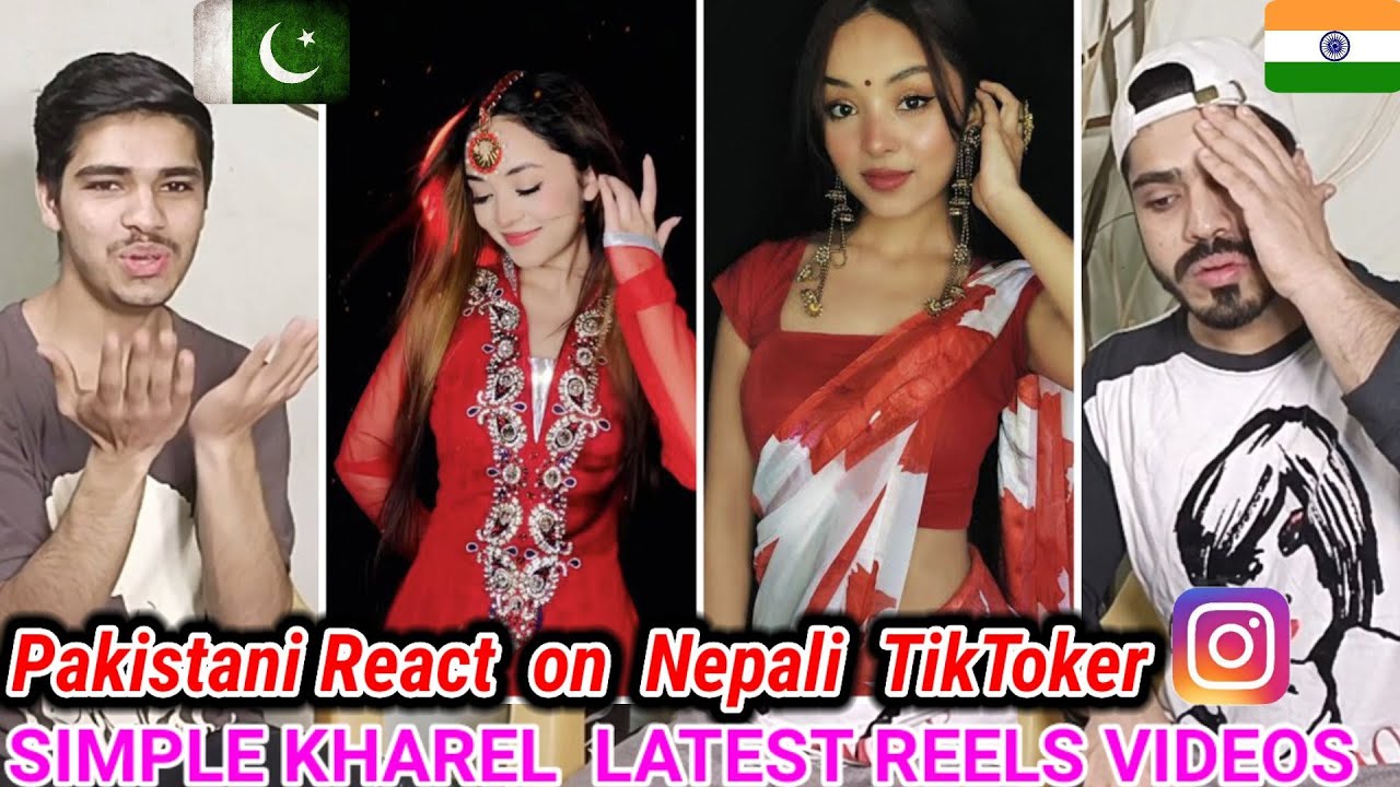 Pakistani Reaction on Nepali TikToker | SIMPLE KHAREL Latest Reels Videos