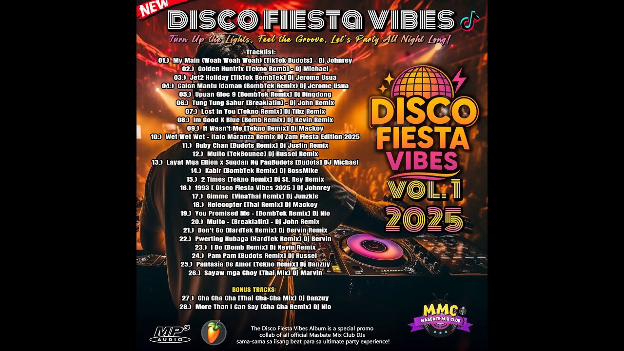 Disco Fiesta Vibes Vol. 1 Album 2025 | Disco Party Mix 2025 | Masbate Mix Club