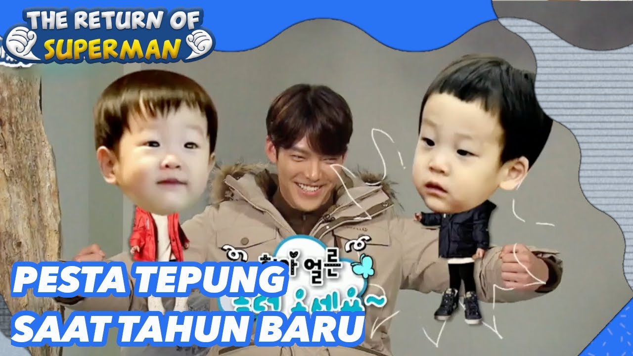 Pesta Tepung Saat Tahun Baru |Nostalgia Superman|SUB INDO/ENG|160103 Siaran KBS WORLD TV|