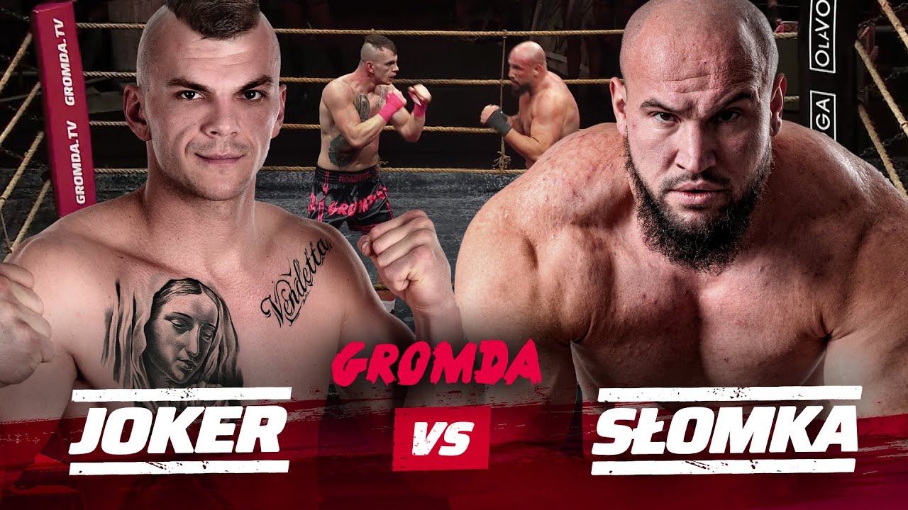 GROMDA 19: JOKER vs SŁOMKA I Walka gigant&oacute;w. Pęknięta czaszka i brutalny nokaut I CAŁA WALKA