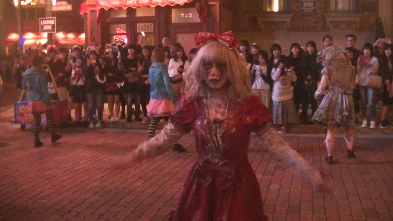 USJ ゾンビ・デ・ダンス atキューティー・ゾンビ 20:00 10月1日2018 UNIVERSAL SURPRISE HALLOWEEN ZOMBI DE DANCE