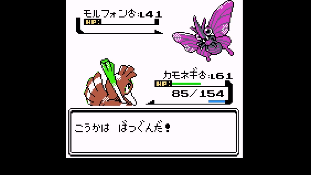 ポケモン銀 1 匹で四天王クリア ~ カモネギ ~