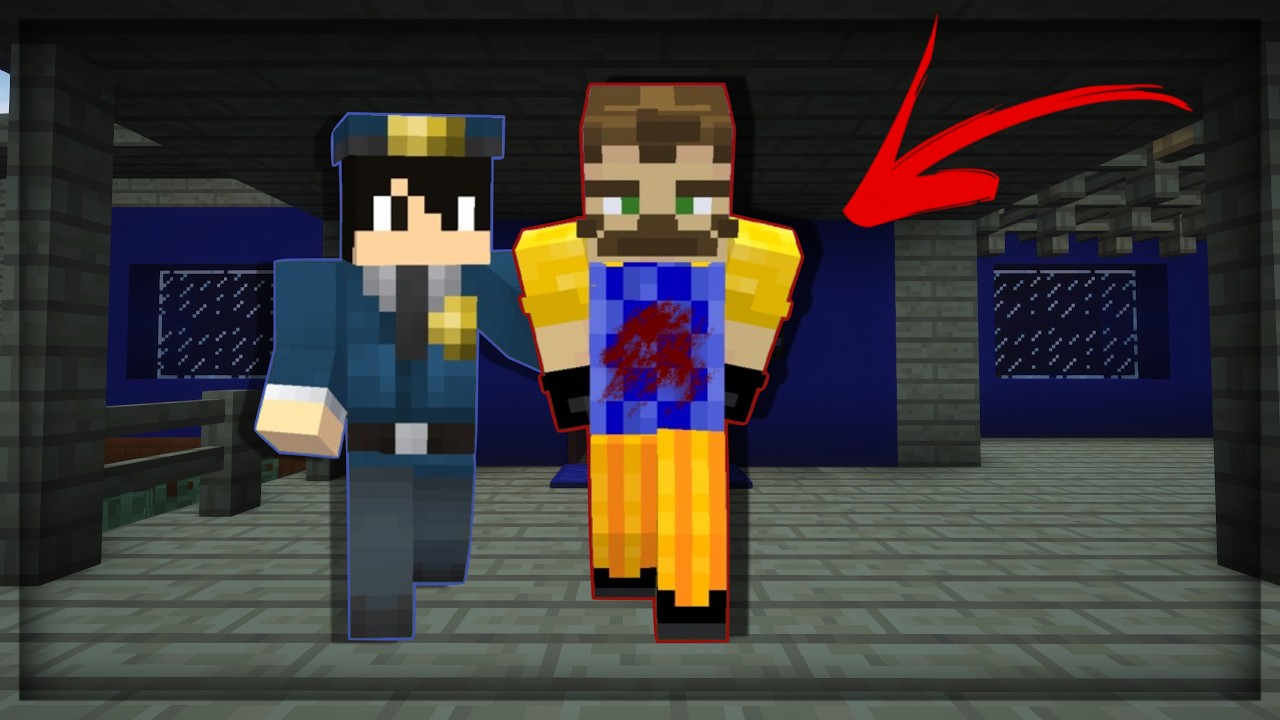 AHOJ SOUSEDE V MINECRAFTU!!! 💀 🔪 | POLICIE DOSTALA ZLÉHO SOUSEDA?! 😱 🚓 - KONEC? /w  @Petrgameplus