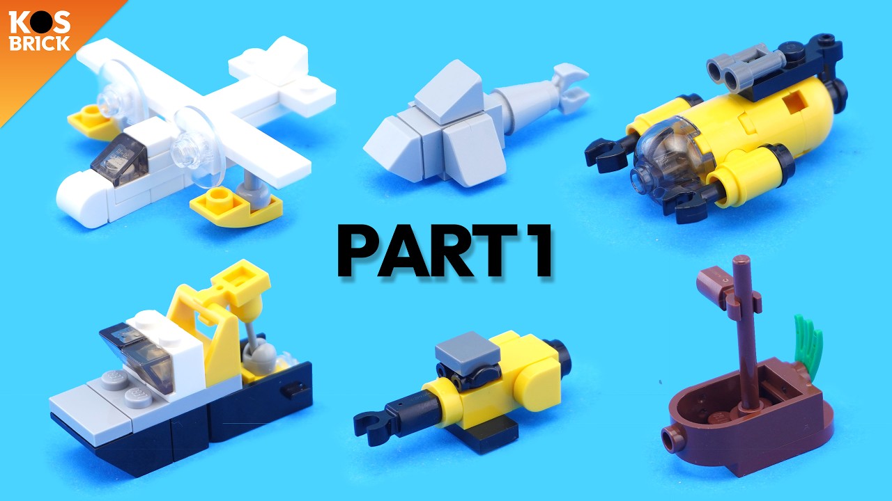 Lego Mini Deep Sea Explorers — Часть 1 (Обучение)