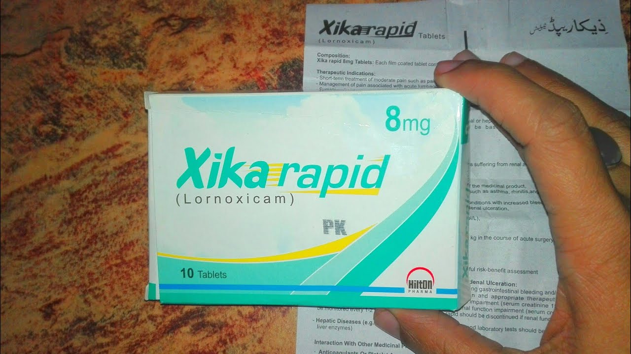 Dangerous side effects of Xika rapid(Lornoxicam)8mg tablets in urdu hindi.Medicine💊 or Poison?💀