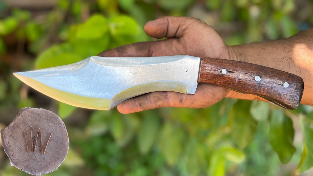 KNIFE MAKING: THE STRONGEST KUKRI KNIFE MAKING PROCESS\ Blacksmith SPR.