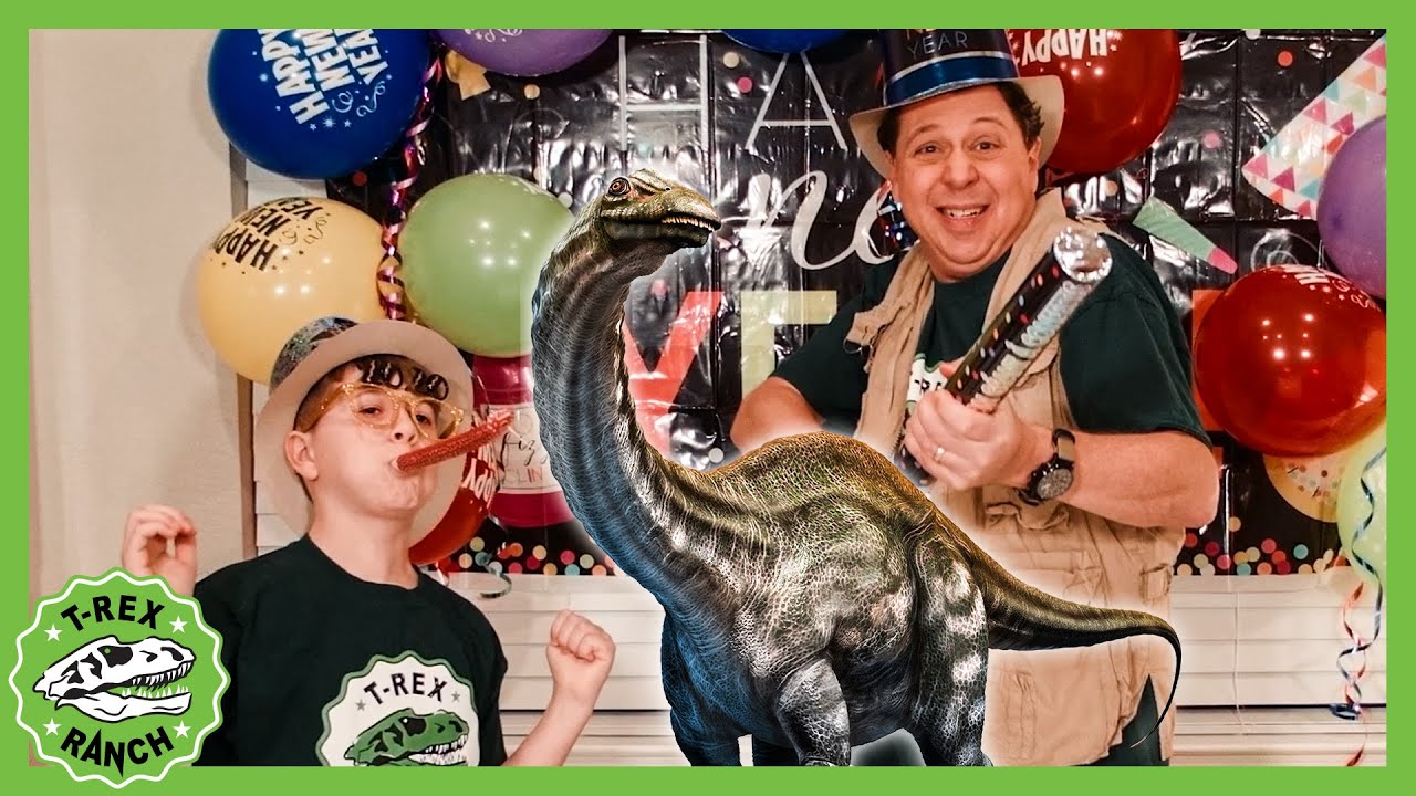 Dinosaur Fossil Challenge for New Years | @TrexRanch | NEW Superhero Cartoon for Kids | Moonbug Kids